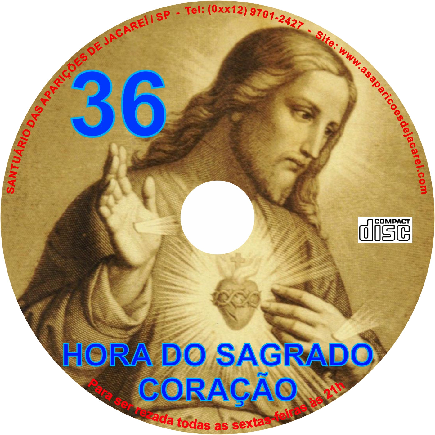 CD Hora do Sagrado Coração 36 CD Hora do Sagrado Coração 36